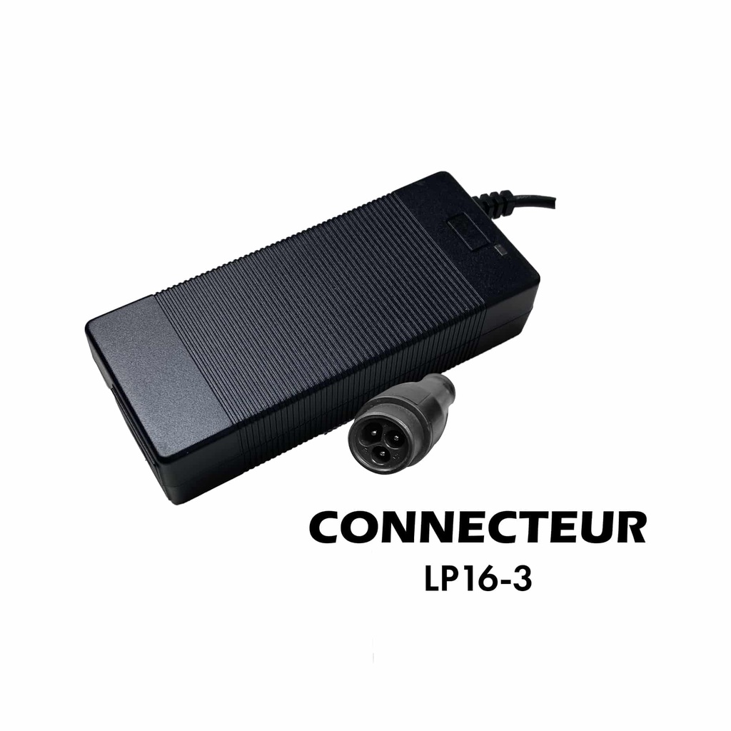 Chargeur 52V ‚û°Ô∏è 58.8V / 2A (connecteur LP16-3)