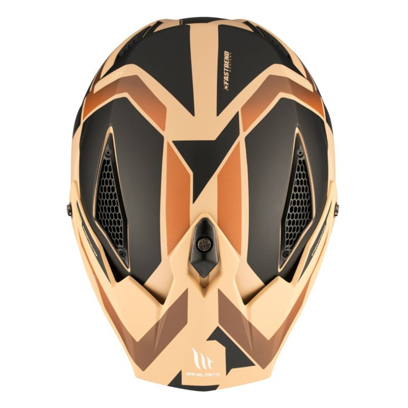 CASQUE TRIAL MT STREETFIGHTER SV P1R NOIR/SABLE MAT