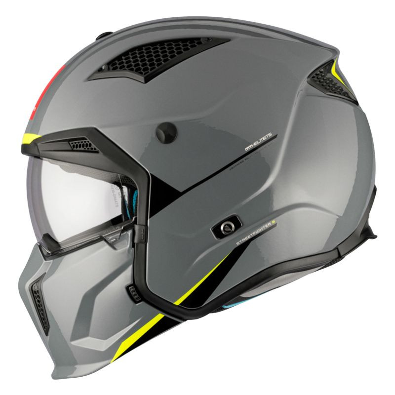CASQUE TRIAL MT STREETFIGHTER SV UNI GRIS BRILLANT