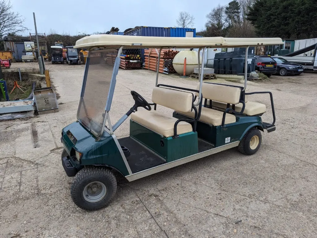 Golfette Clubcar 6 places - Thermique - Verte