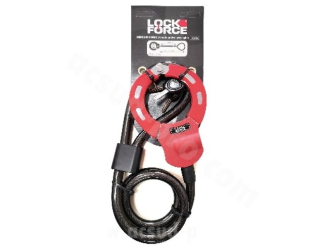 ANTIVOL A MENOTTE LOCKFORCE MERCURE CABLE 1 M Ø15