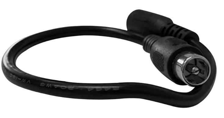 Ligne convertisseur DC 5.5 2,5mm femelle - RCA mâle 10mm