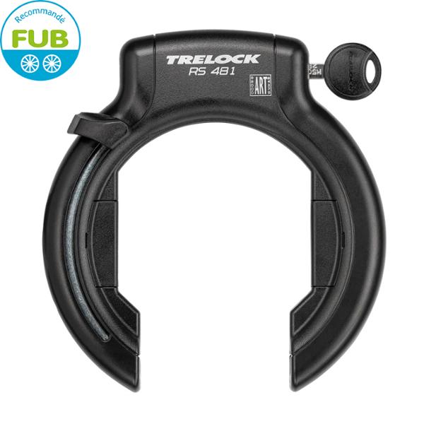 ANTIVOL VELO FER A CHEVAL TRELOCK RS481 XXL NOIR (OUV.92MM / LARGEUR INT.MM / OPT. CABLE
