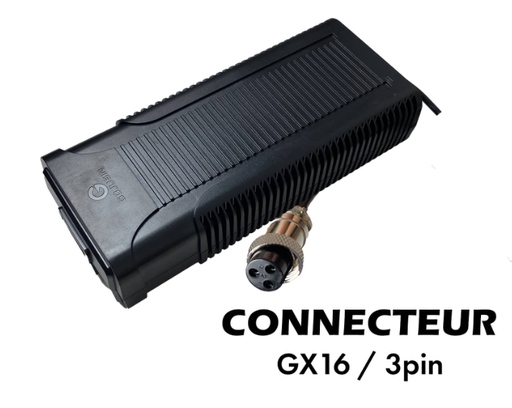 [SP-182] Chargeur 52V - 58.8V / 2A (connecteur GX16-3p) WZ