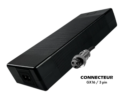 [SP-184] Chargeur 67.2V / 2A (connecteur GX16-3p) WZ